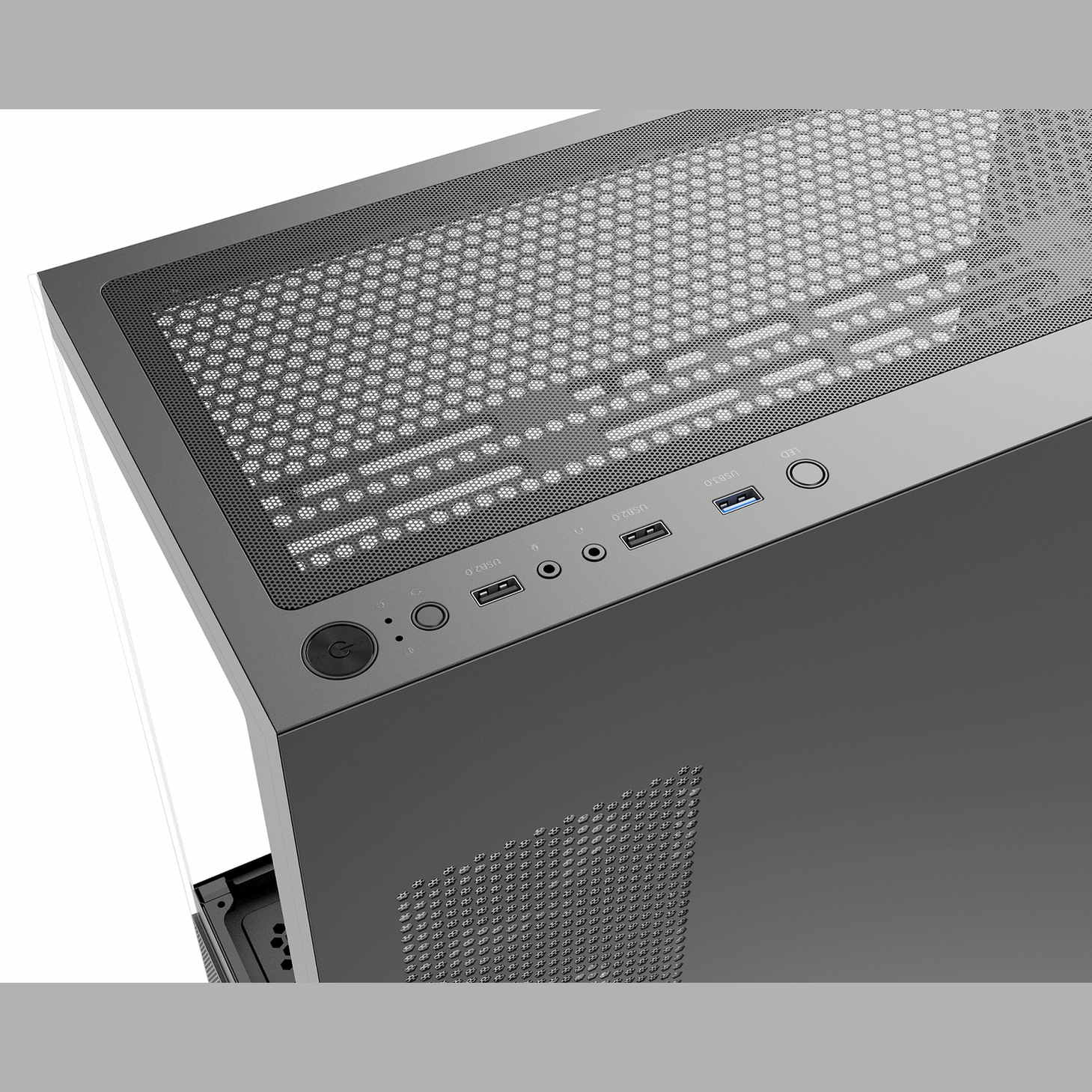 Marine U30 RGB case - PC gamer case - Tempered glass