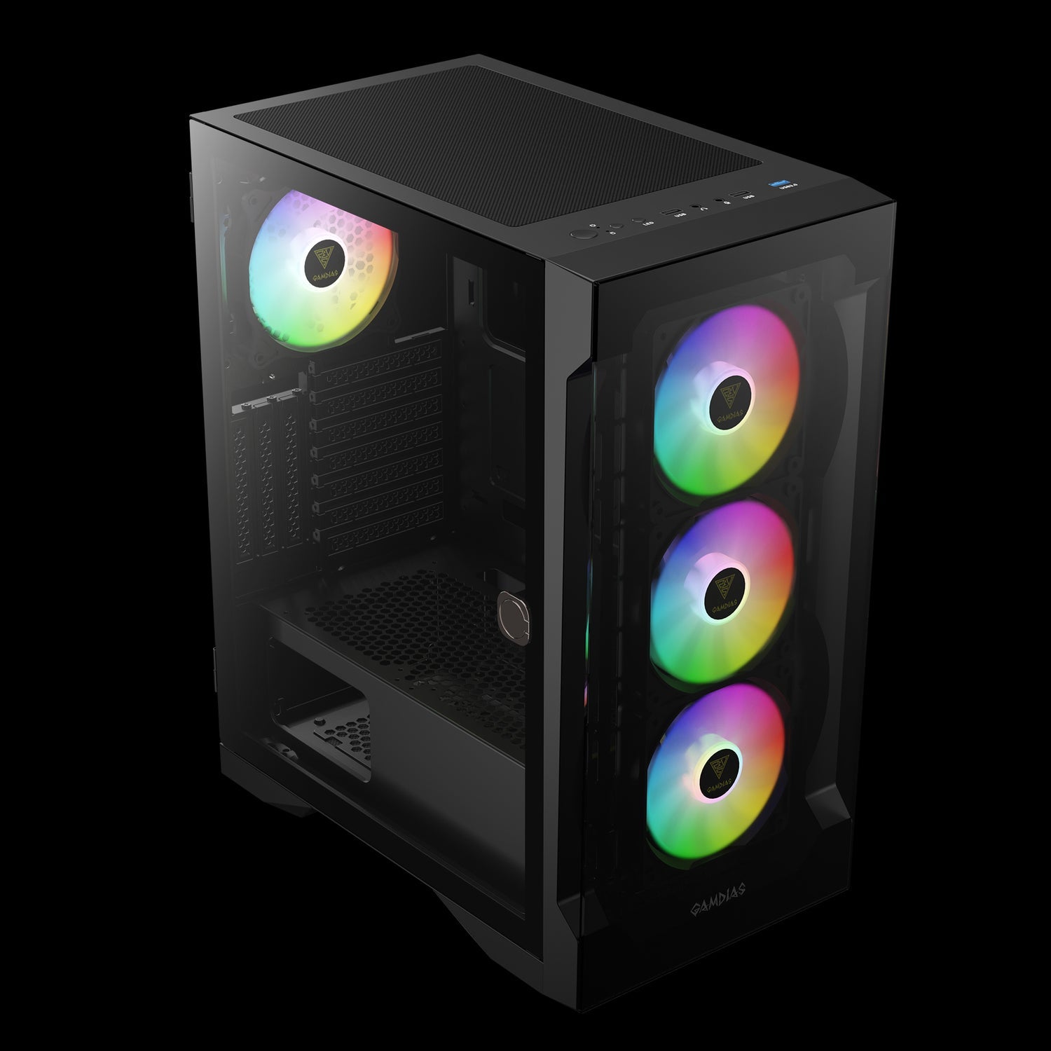Gamdias Talos E2 Elite Gaming Case – ATX PC Case – Mid-Tower – ARGB LED Lighting