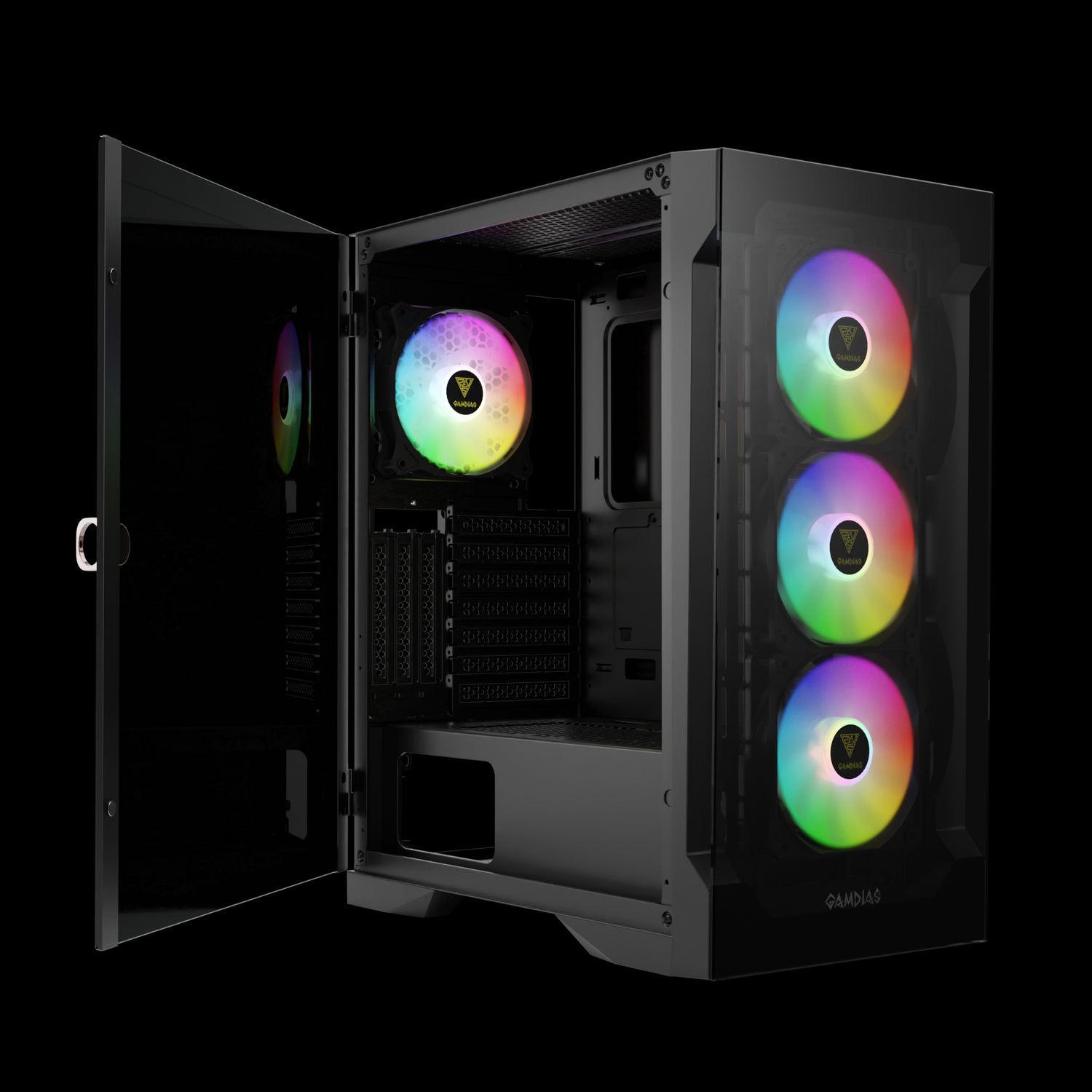 Gamdias Talos E2 Elite Gaming Case – ATX PC Case – Mid-Tower – ARGB LED Lighting