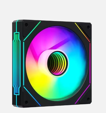 Kyrox Infinity Mirror ARGB Fan 120mm – Black | REVERSE Airflow